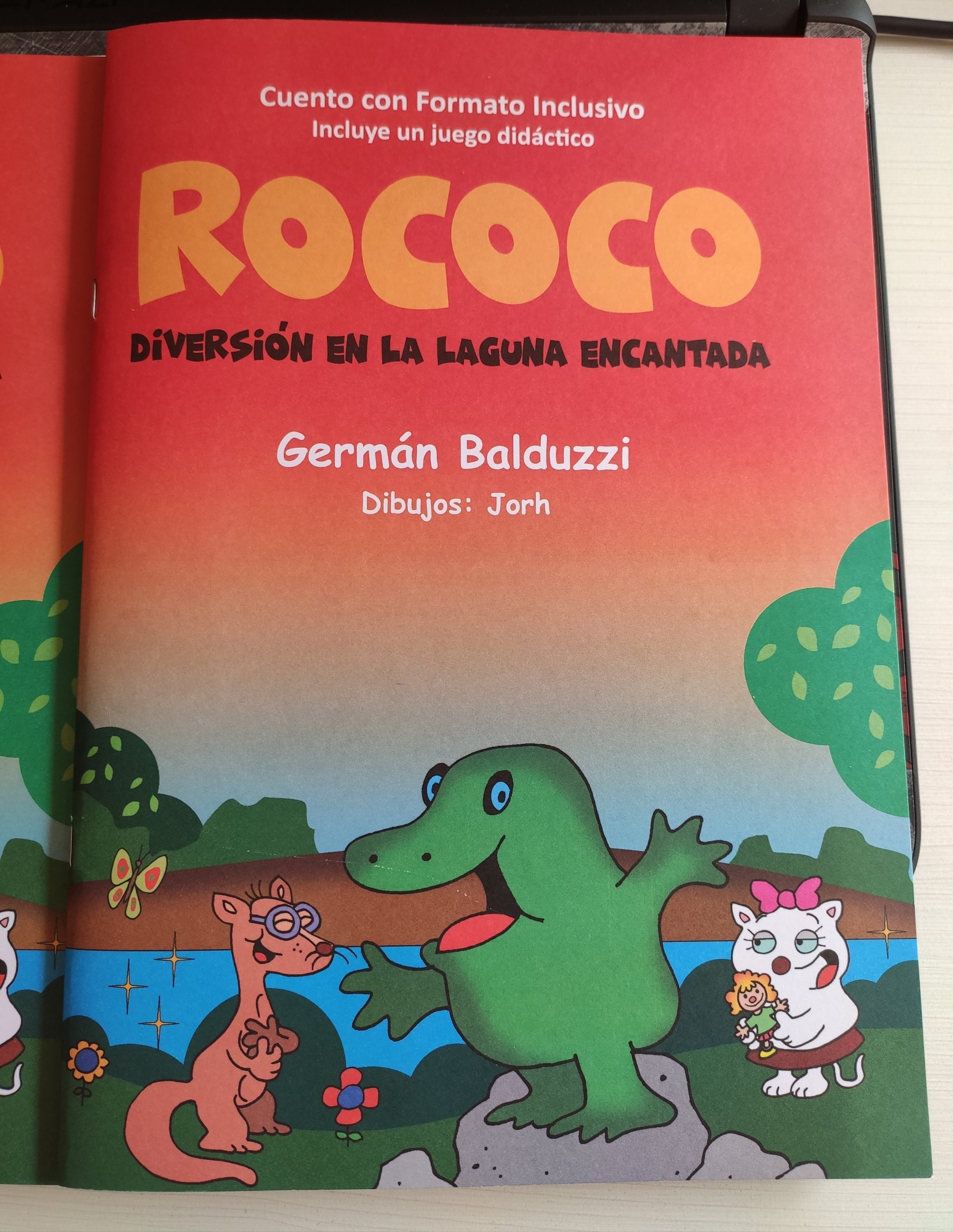 Libro Rococo. Diversión en la laguna encantada (Versión sin Braille) – Cuentos  Inclusivos